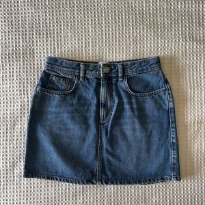 BDG Dark Blue Denim Skirt